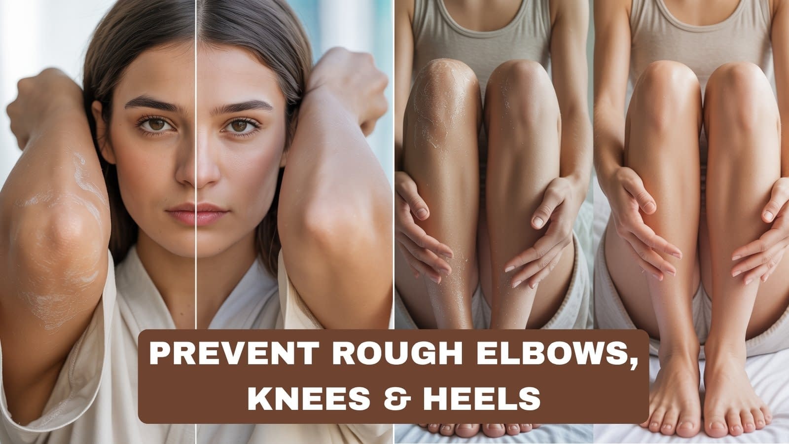 How to Prevent Rough Elbows, Knees, and Heels